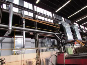 poeth terugwininstallatie Een technisch hoogstandje. De aan- en afvoer van de warmteterugwininstallatie is qua maatvoering geheel aan de omstandigheden aangepast