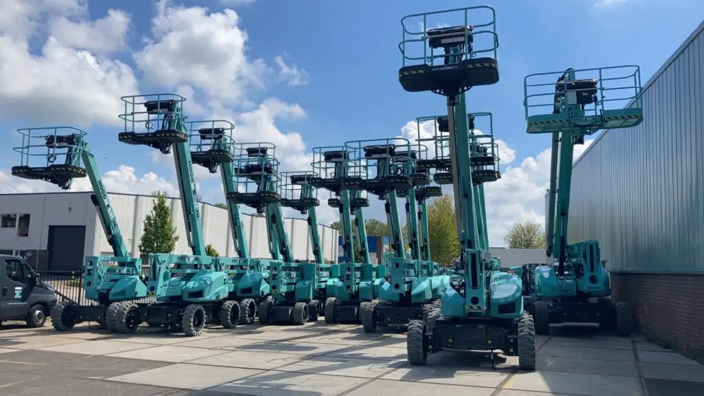 Verhuurvloot Hoogwerkt elektrische machines