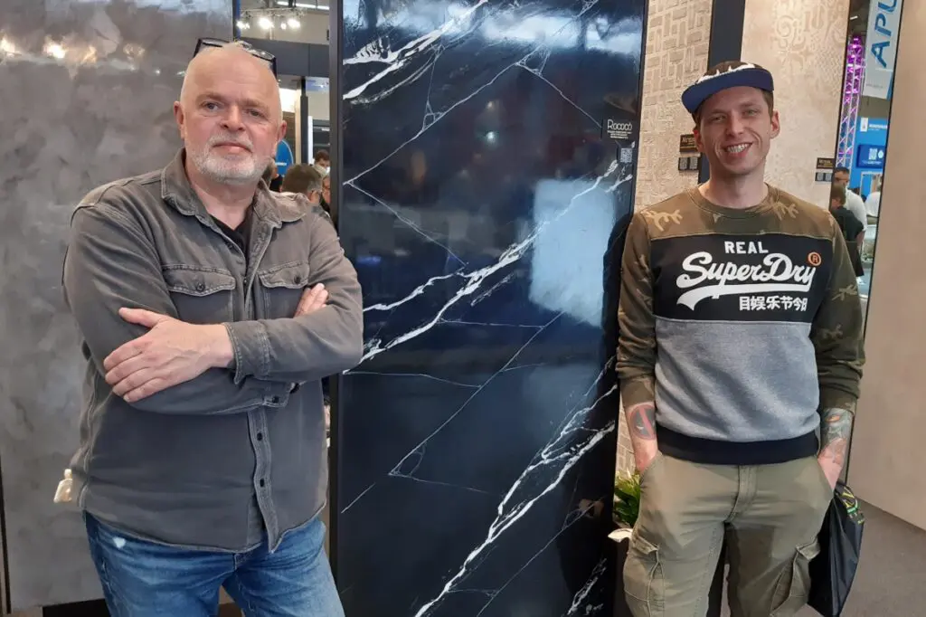 Koos en Sascha van der Molen op de Farbe