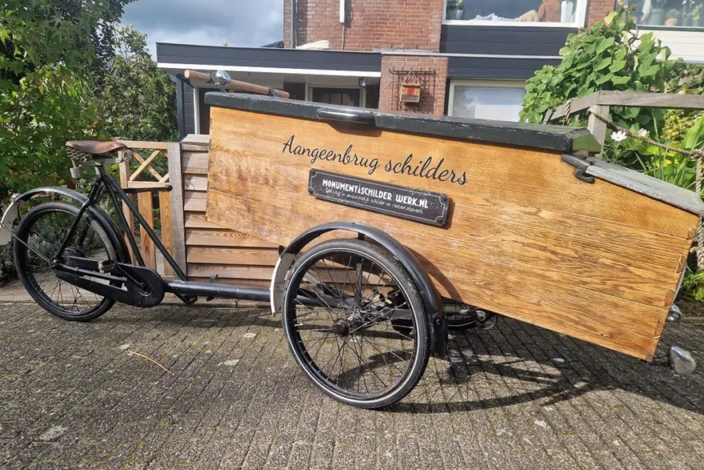 Geurt Aangeenbrug heeft ook een bakfiets