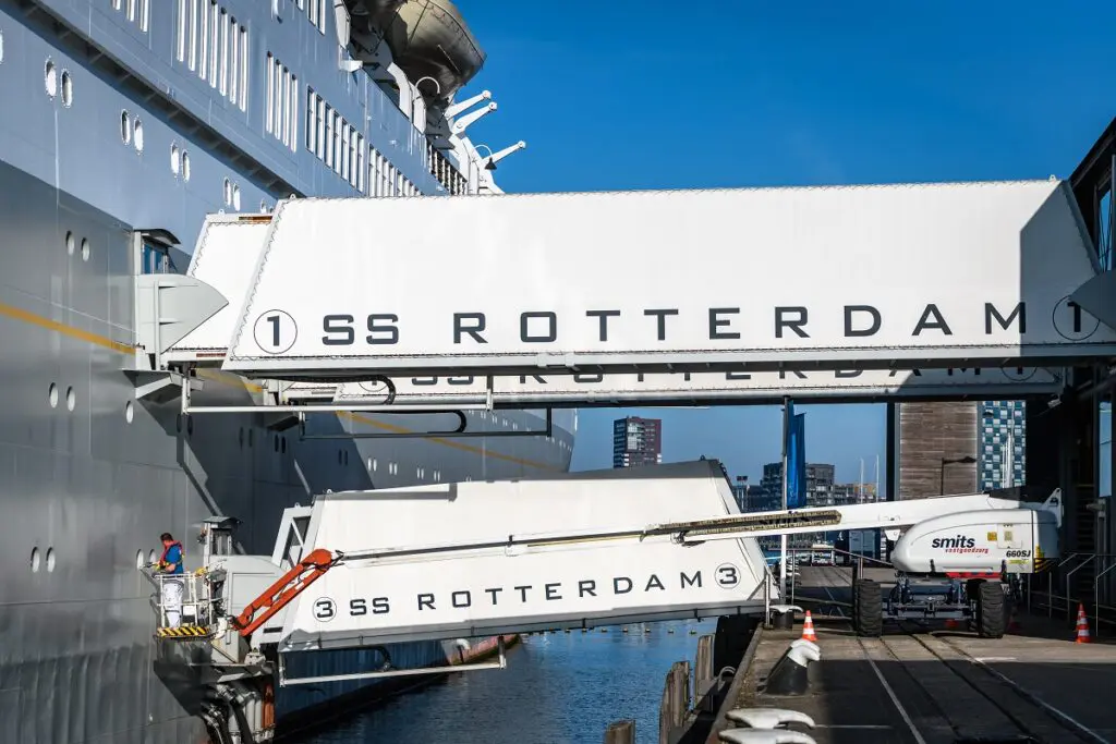 ss Rotterdam romp schilderen