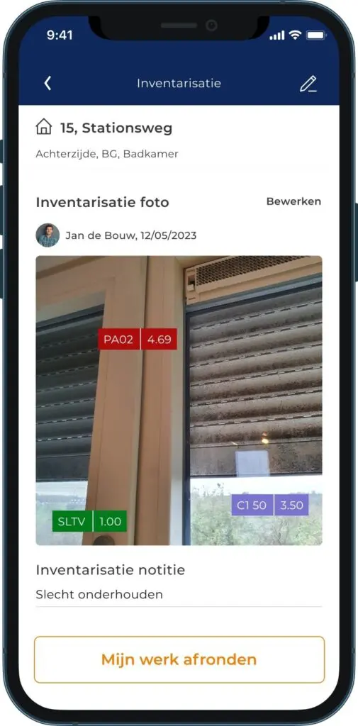 RAPP bevindingen vastleggen