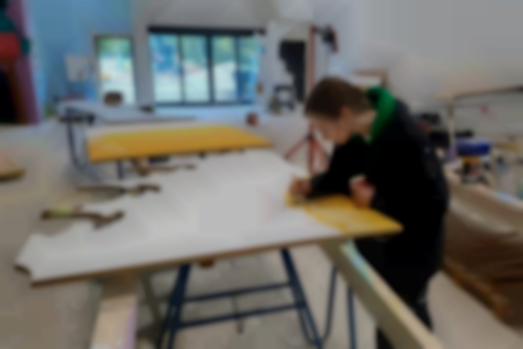 decoratief schilderwerk Woezel en Pip